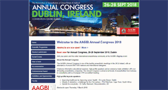 Desktop Screenshot of annualcongress.org