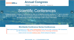 Desktop Screenshot of annualcongress.com